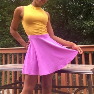 Light purple skater skirt